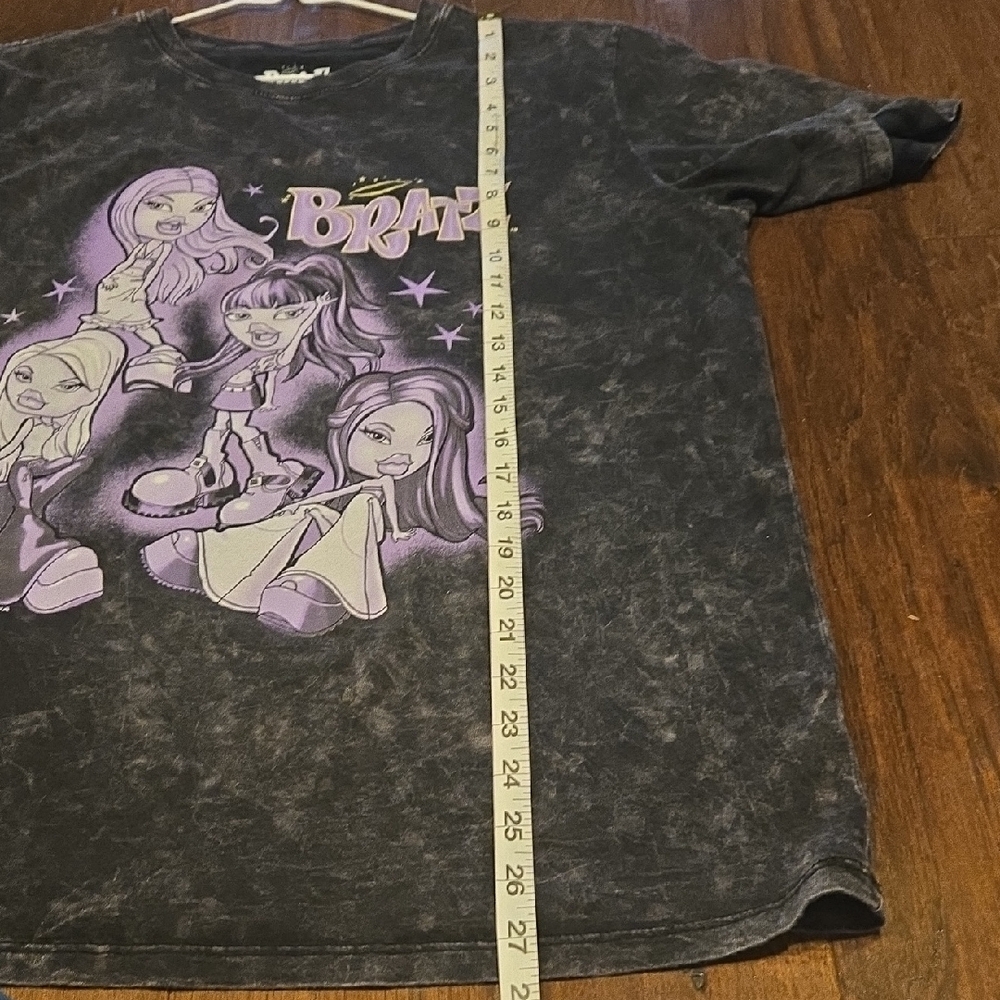 Bratz Acid Wash Black And Purple Short Sleeve T-shirt Size XL - Picture 5 of 7